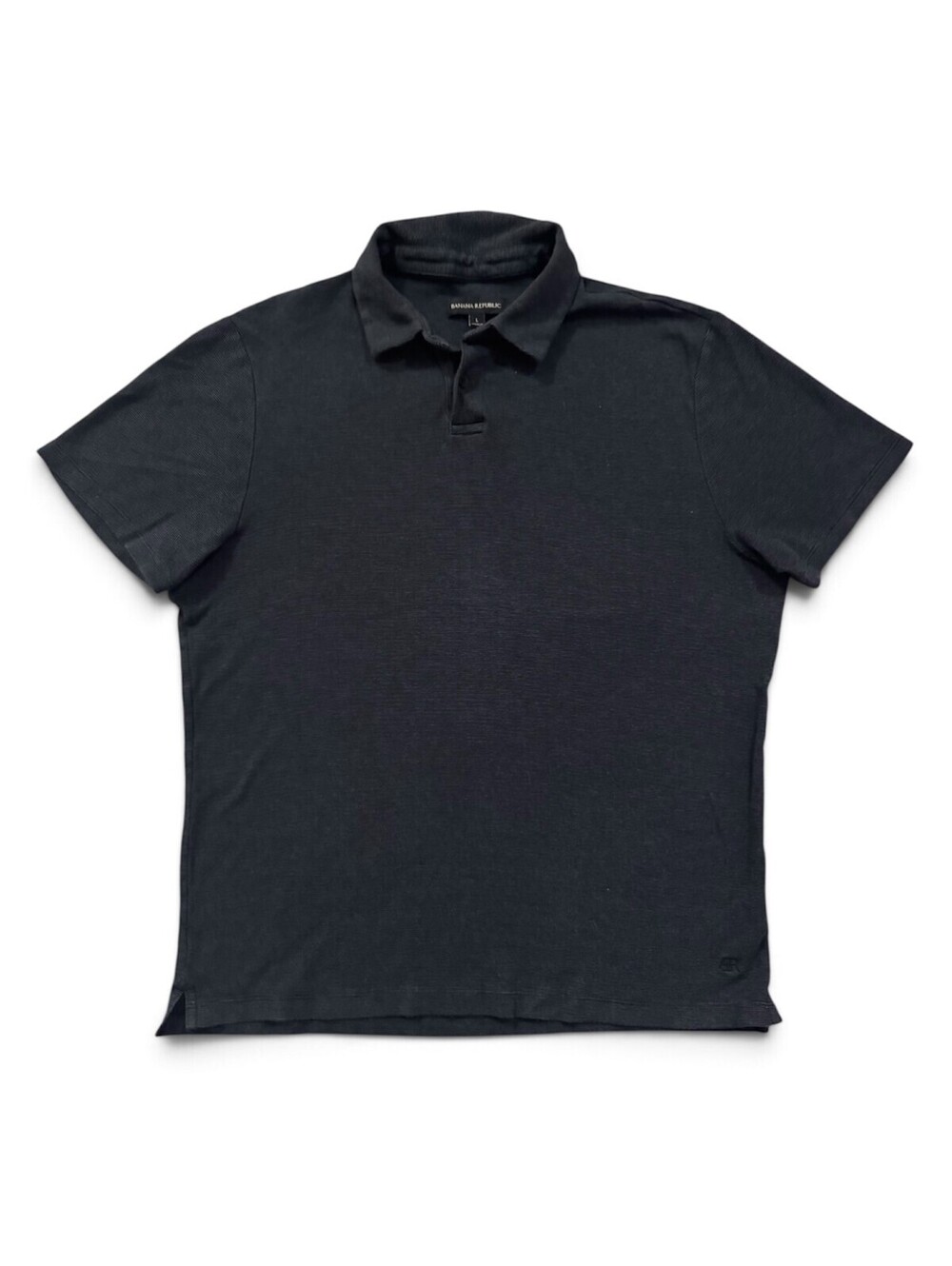 Men's Banana Republic Luxe Micro-Stripe Polo - Size L